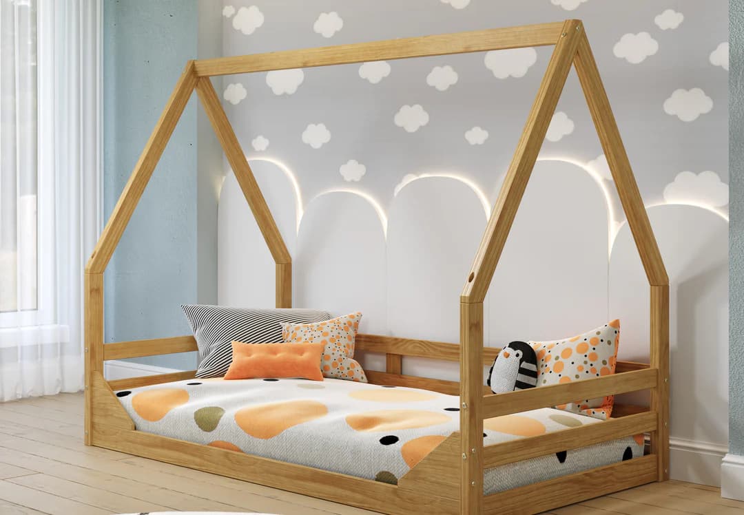 TiCAA Bodenbett 90x200 – Für kleine Abenteurer