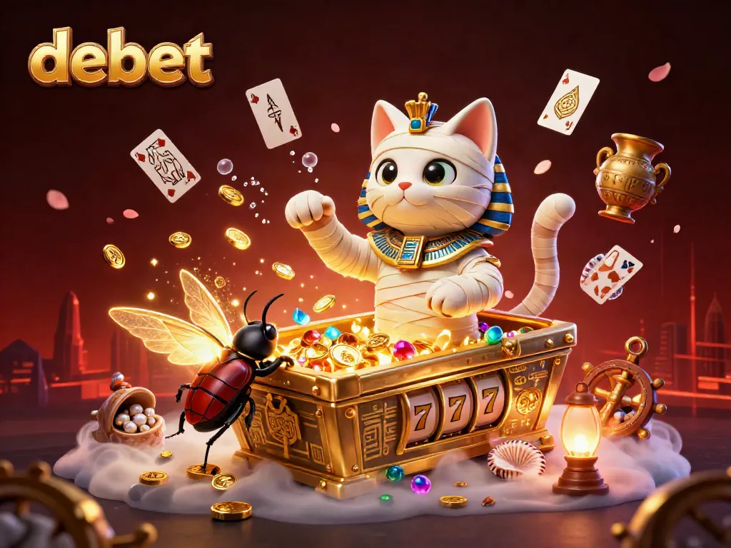 Unleash the fun with debet, where Egyptian treasures and casino excitement meet!
