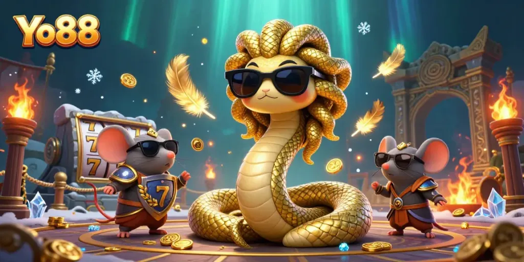 Yo88 players enjoy an immersive 3D casino experience with interactive games and vibrant scenes.