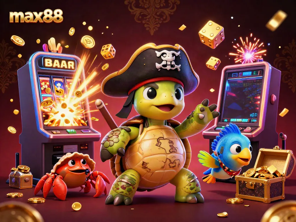 Experience the vibrant excitement of max88 with dynamic casino games and colorful characters.