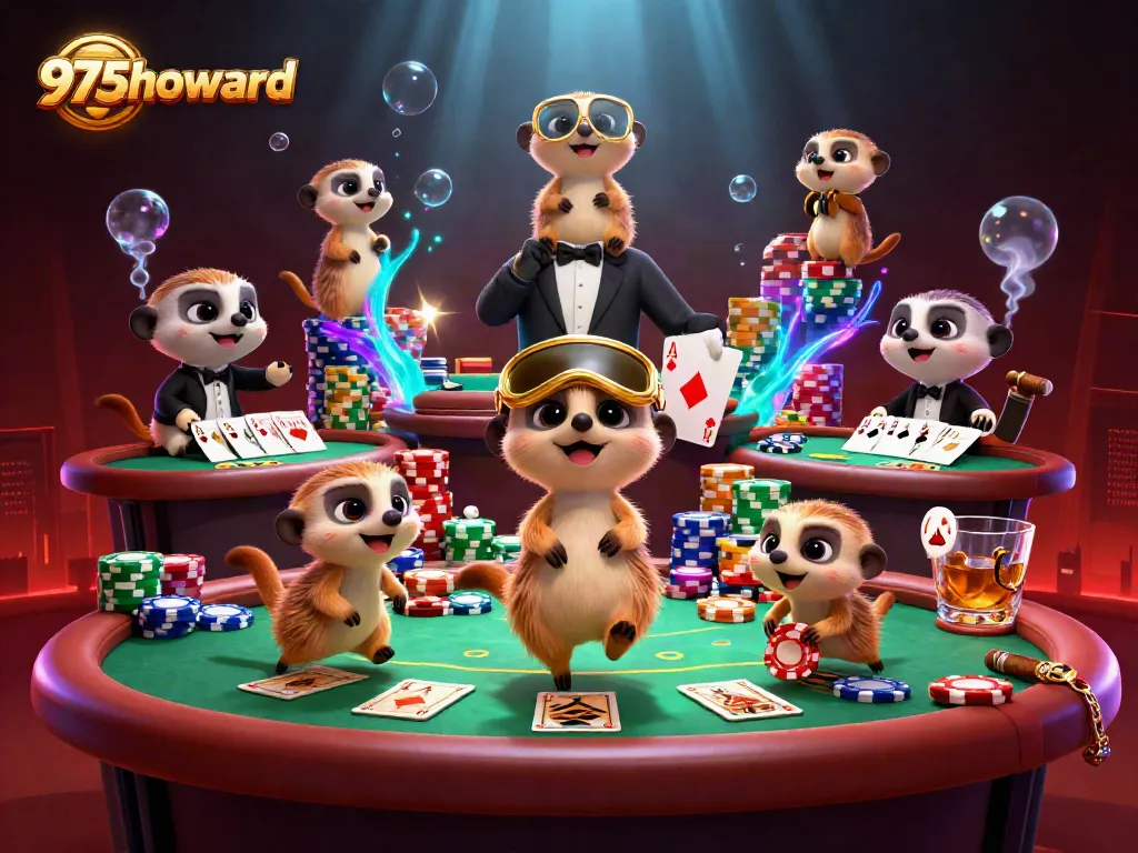 Enjoy thrilling gameplay at 975howard's vibrant casino with meerkats in action.