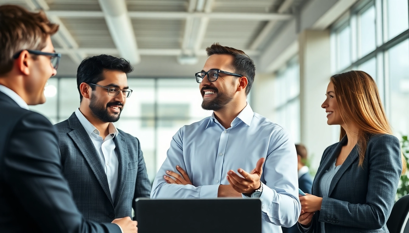 Headhunter Schweiz assists candidates in a modern office environment.