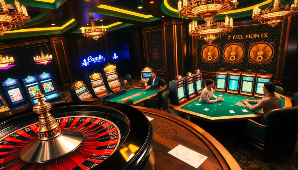 Engage with exciting games on gamebaidoithuong.trading featuring vibrant casino tables and high-stakes action.