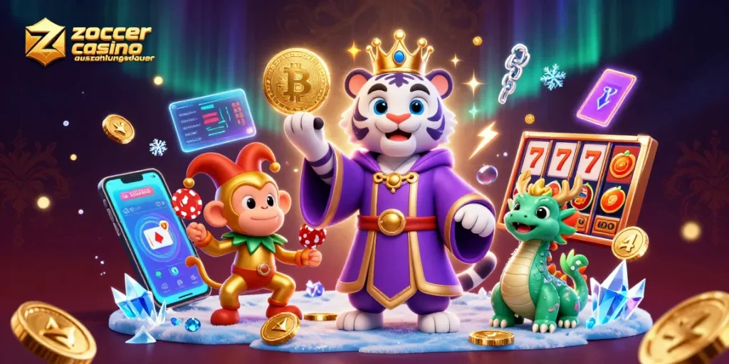 Experience the lively zoccer casino auszahlungsdauer scene with our engaging characters and vibrant casino elements.